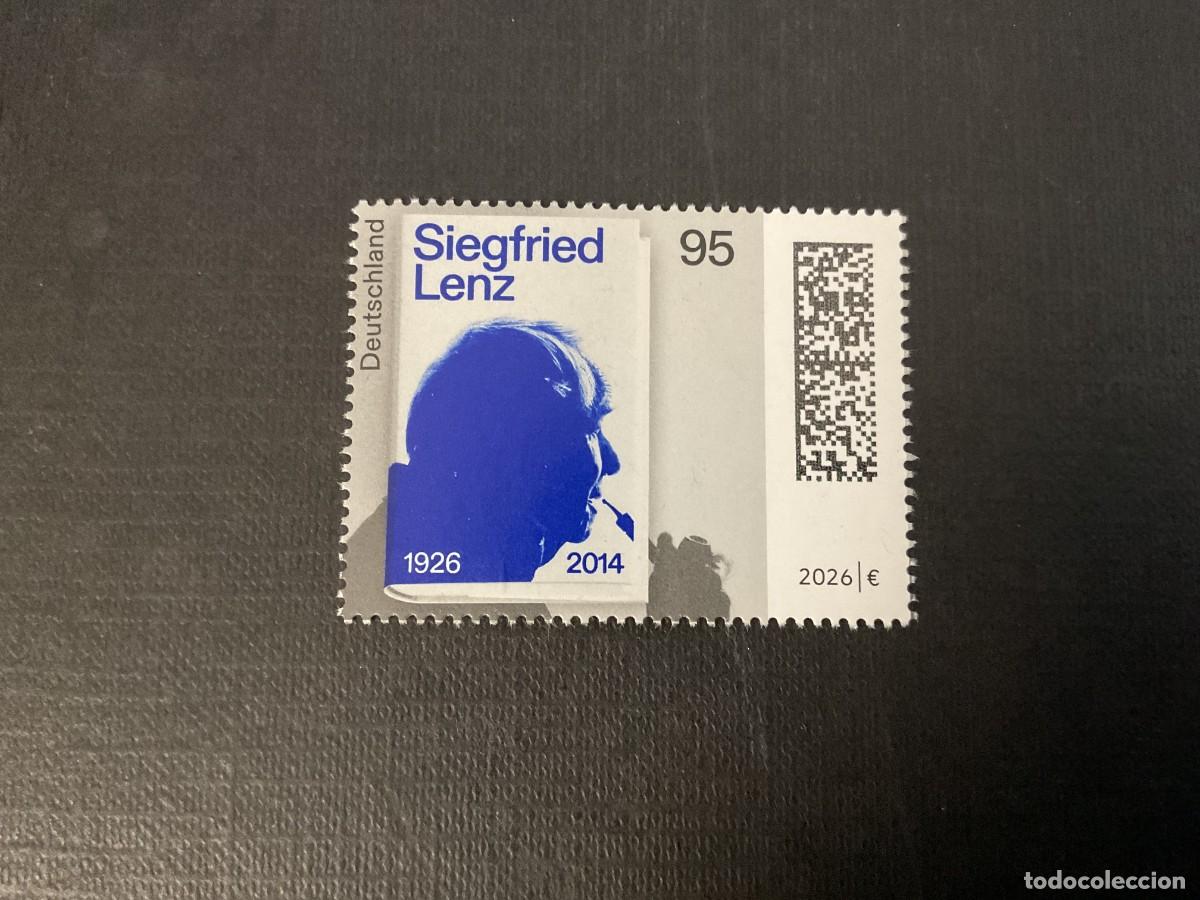 Sellos: ALEMANIA FEDERAL A&Ntilde;O 2026. CENTENARIO DEL NACIMIENTO DEL ESCRITOR SIEGFRIED LENZ