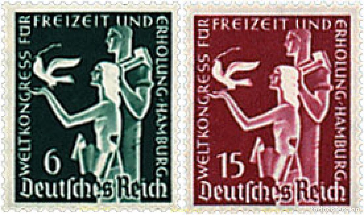 Timbres: 64401 MNH ALEMANIA 1936 CONGRESO INTERNACIONAL DE VACACIONES Y OCIO