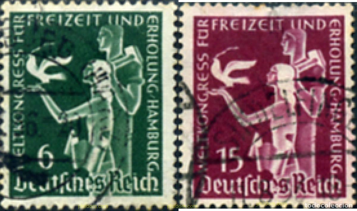 Timbres: 345003 USED ALEMANIA 1936 CONGRESO INTERNACIONAL DE VACACIONES Y OCIO