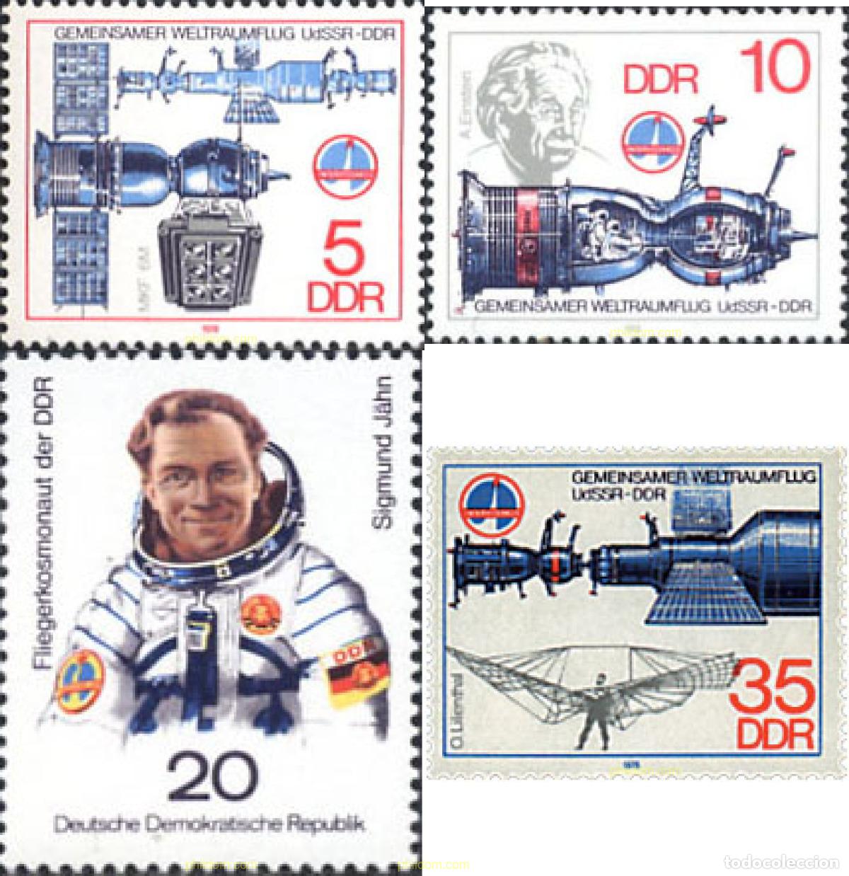Timbres: 64609 MNH ALEMANIA DEMOCRATICA 1978 COOPERACION ESPACIAL U.R.S.S. - R.D.A.