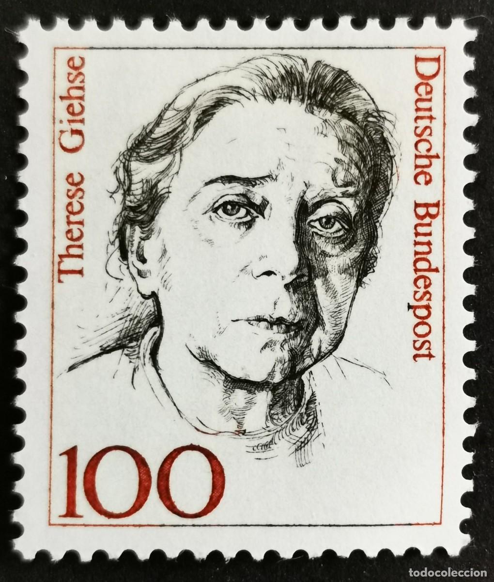 Sellos: Sello Alemania R.Federal 1988 MNH, Mujeres hist&oacute;ricas: Therese Giehse , 100 Pf. Michel: DE 1390