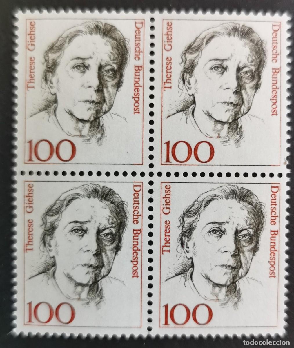 Sellos: Sello Alemania R.Federal 1988 MNH, Mujeres hist&oacute;ricas: Therese Giehse , 100 Pf. Michel: DE 1390