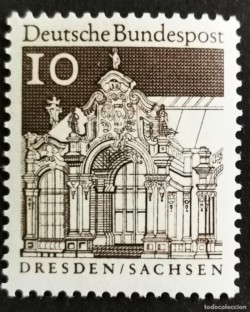 Sellos: Sello Alemania R.Federal 1997 MNH, Edificios alemanes : Pabell&oacute;n mural Zwinger,10 Pf. Michel: DE 490