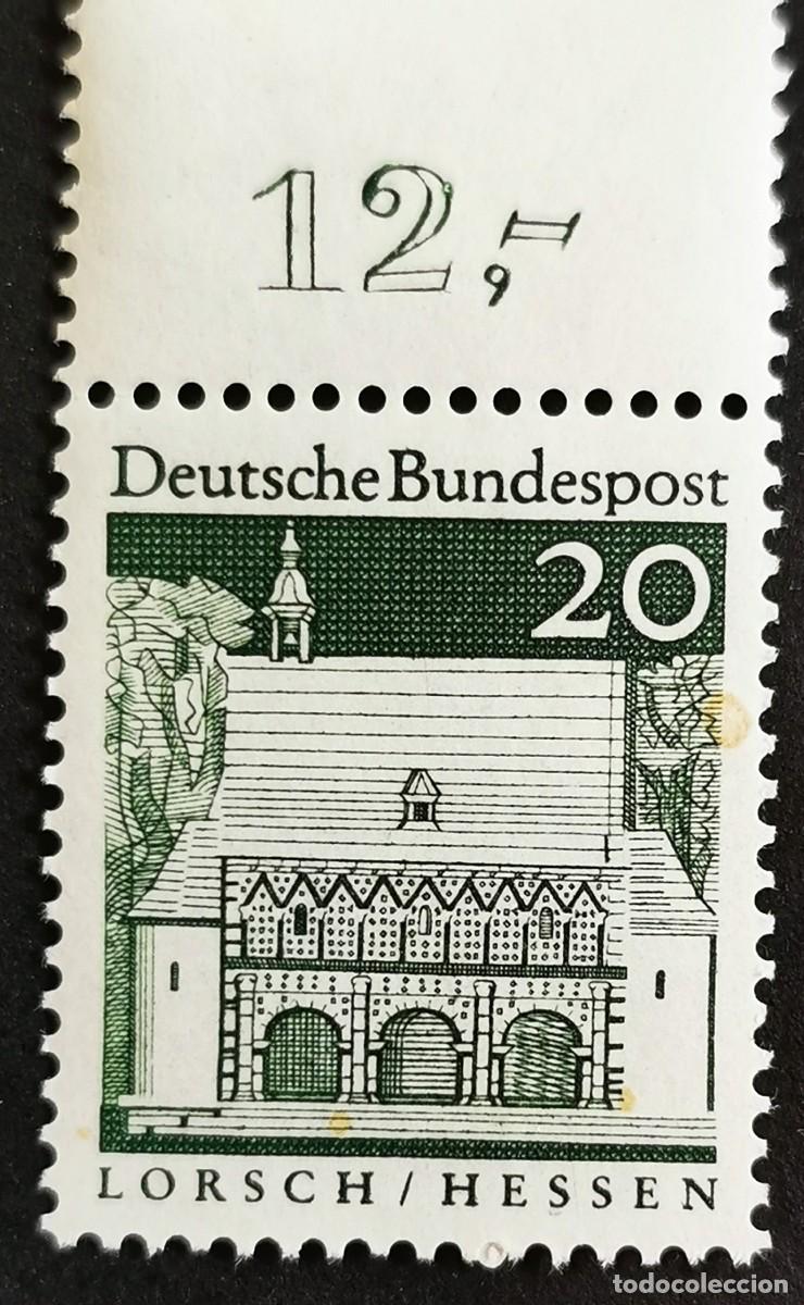 Sellos: Sello Alemania R.Federal 1967 MNH, Edificios alemanes : Casa guardia Lorsch,20 Pf. Michel: DE 491