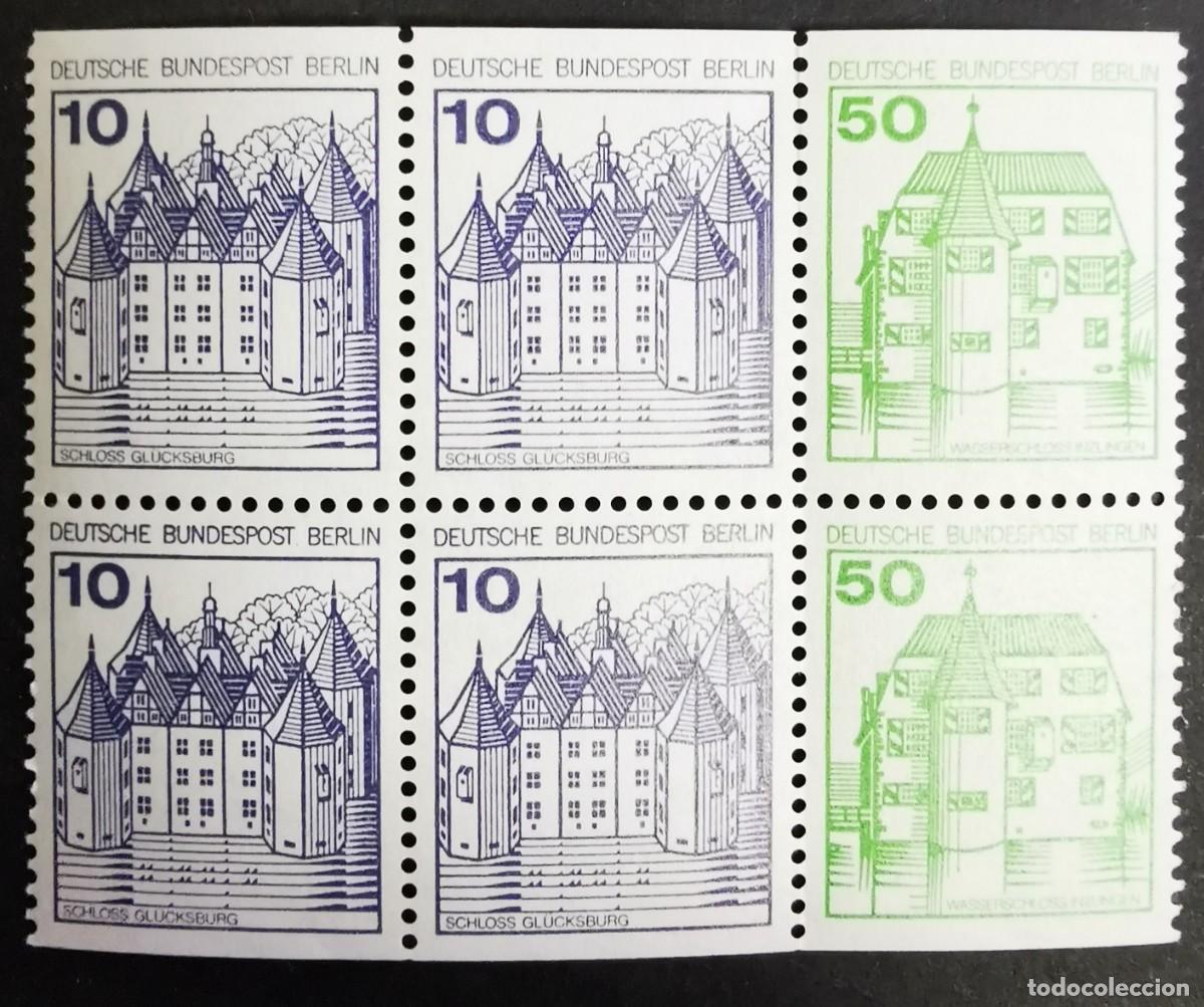Sellos: Sello Alemania R.Federal 1980 MNH, Castillos y palacios, 10,10,50 Pf. Michel: DE # 0503