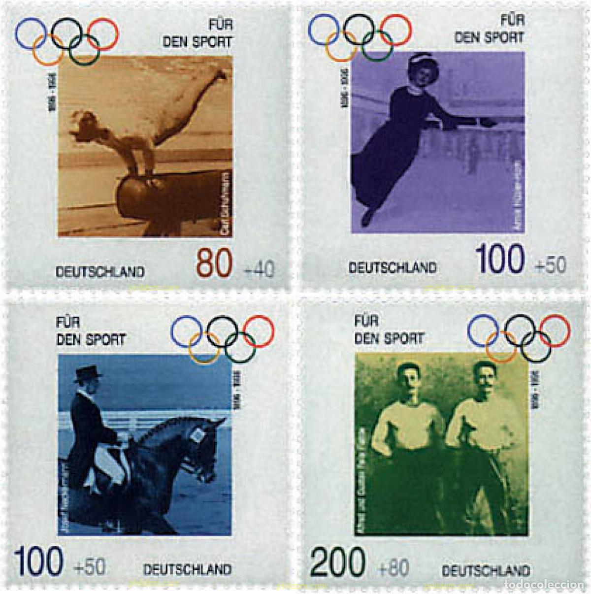Sellos: 70311 MNH ALEMANIA FEDERAL 1996 CENTENARIO DE LOS JUEGOS OLIMPICOS