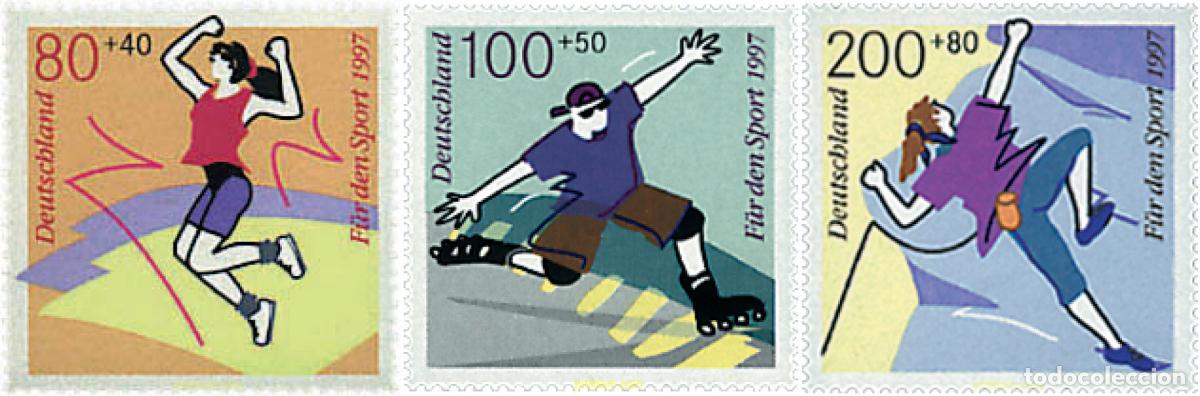 Sellos: 65111 MNH ALEMANIA FEDERAL 1997 DEPORTES MODERNOS