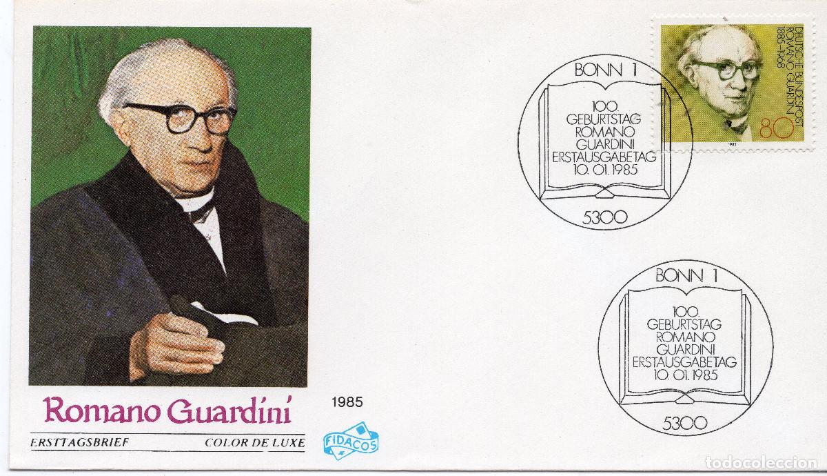 Sellos: ALEMANIA FEDERAL 1985 CARTA FDC MICHEL DE 1237