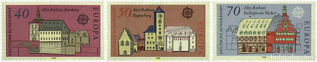 Sellos: 62323 MNH ALEMANIA FEDERAL 1978 EUROPA CEPT. ARQUITECTURA