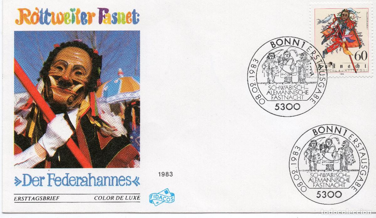 Sellos: ALEMANIA FEDERAL 1983 CARTA FDC MICHEL DE 1167