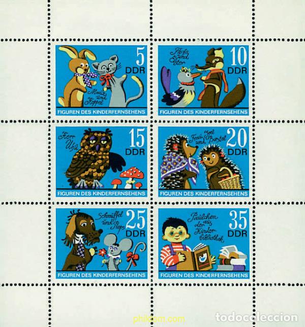 Sellos: 79978 MNH ALEMANIA DEMOCRATICA 1972 IMAGENES DE CUENTOS ALEMANES DE TELEVISION