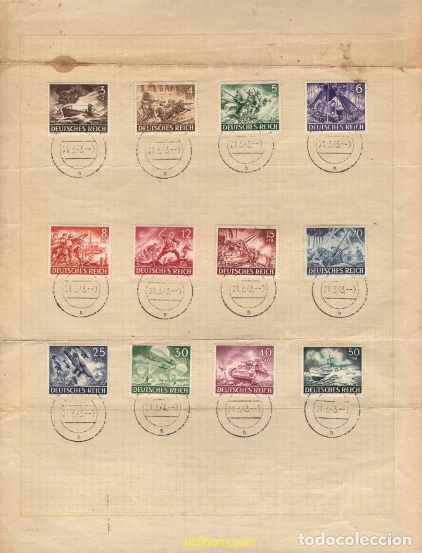 Sellos: 665829 USED ALEMANIA 1943 JORNADA DE LOS HEROES