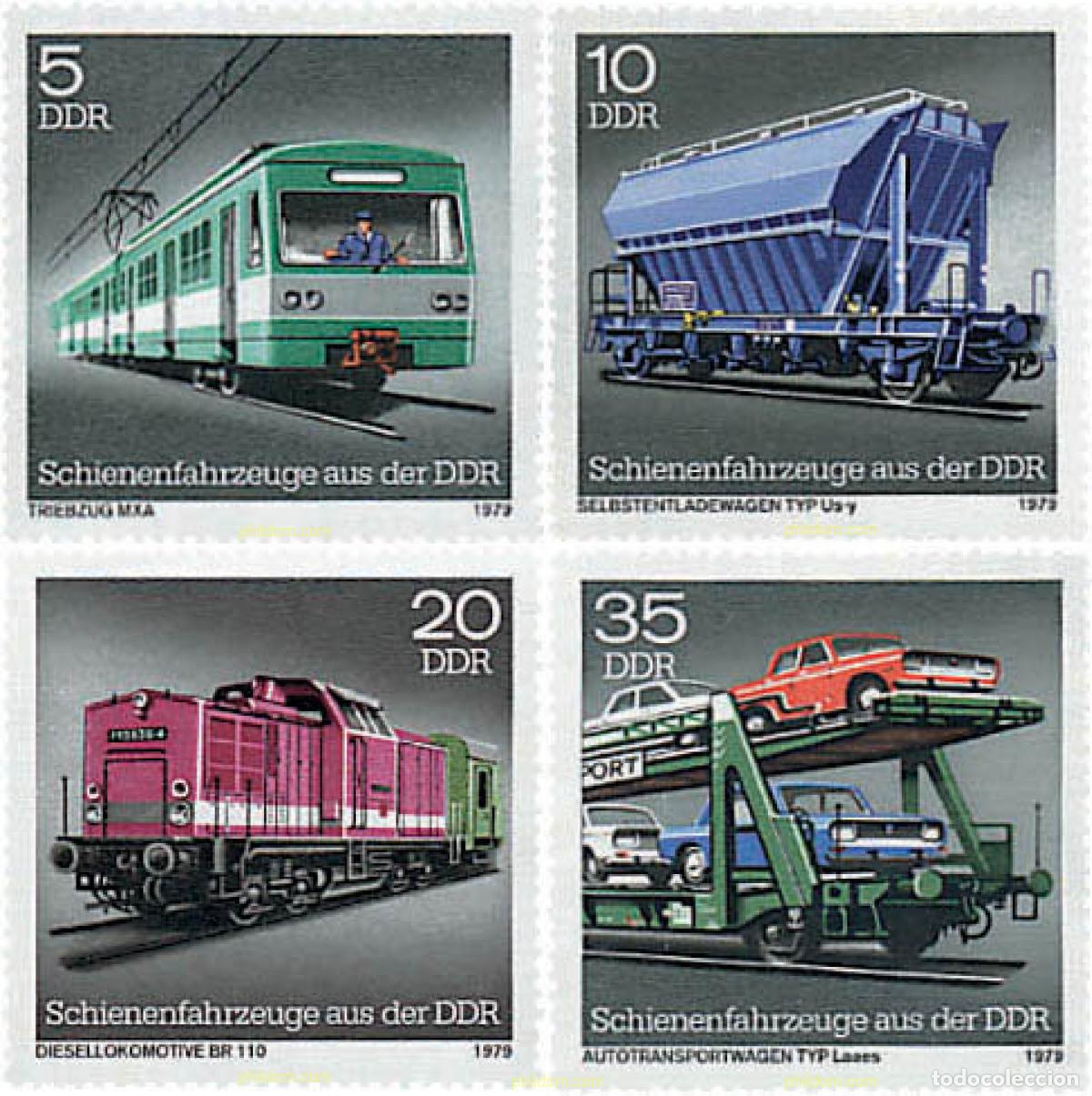 Sellos: 60911 MNH ALEMANIA DEMOCRATICA 1979 TRENES ALEMANES