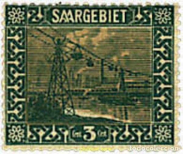 Sellos: 626725 MNH ALEMANIA. Sarre 1922 SERIE BASICA