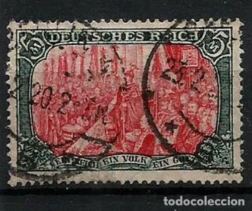 Sellos: ALEMANIA 1902 - CELEBRACI&Oacute;N DEL IMPERIO - DEUTSCHES REICH -USADO