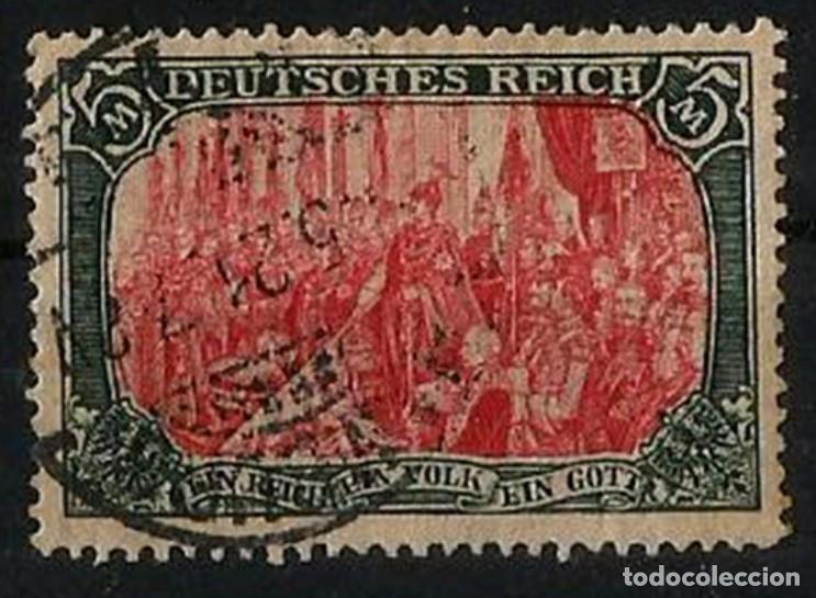 Sellos: ALEMANIA 1902 - CELEBRACI&Oacute;N DEL IMPERIO - DEUTSCHES REICH -USADO