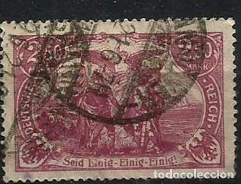 Sellos: ALEMANIA 1920 - DEUTSCHES REICH - UNION DEL NORTE Y DEL SUR - PURPURA OSCURO