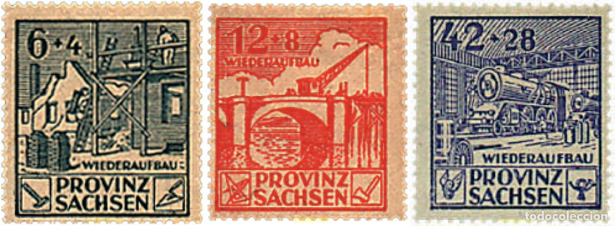 Sellos: 56414 MNH ALEMANIA. Sajonia (Zona sov.) 1946 SERIE BASICA