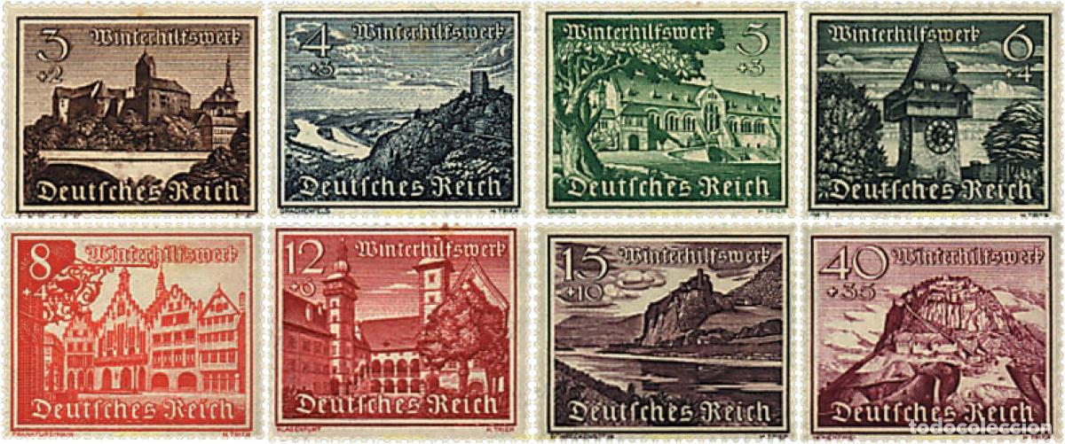 Sellos: 340363 MNH ALEMANIA 1939 CASTILLOS Y MONUMENTOS