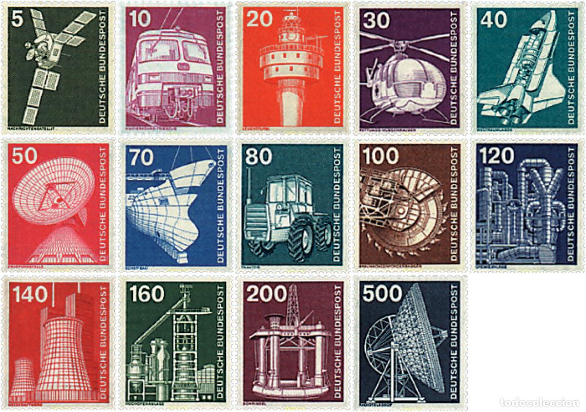 Sellos: 61280 MNH ALEMANIA FEDERAL 1975 INDUSTRIA Y TECNICA