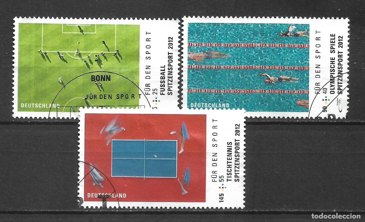 Sellos: alemania 2012 michel 2924/2926 usado - 28/9
