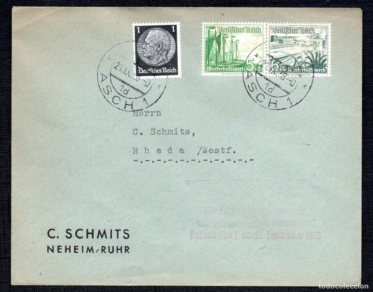 Timbres: ALEMANIA TERCER REICH. 1938. W123