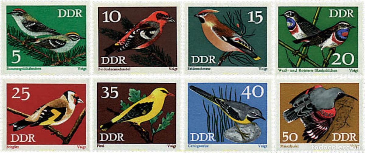 Sellos: 64553 MNH ALEMANIA DEMOCRATICA 1973 AVES