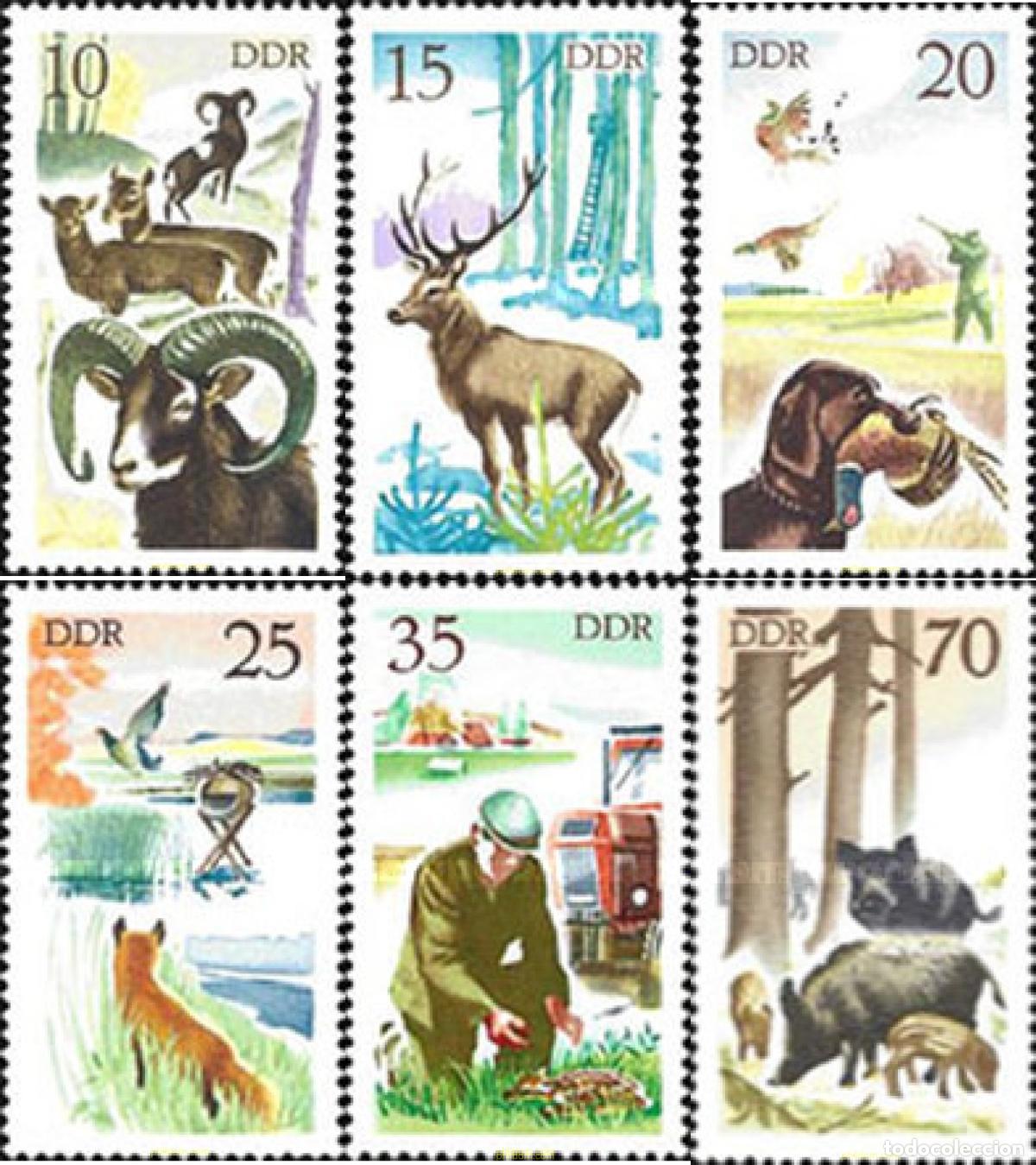 Sellos: 64608 MNH ALEMANIA DEMOCRATICA 1977 CAZA