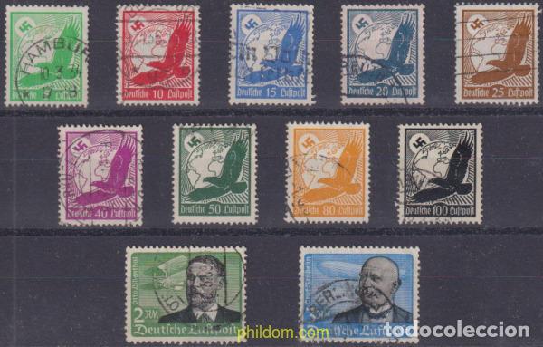 Sellos: 615522 USED ALEMANIA 1934 AGUILAS