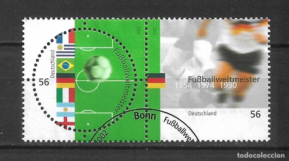 Sellos: alemania 2002 michel 2258/2259 usado - 28/17