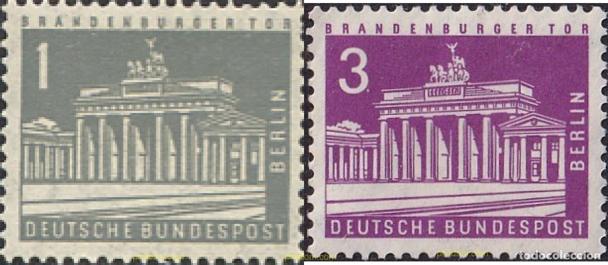 Sellos: 791036 MNH ALEMANIA. Berl&iacute;n 1956 MONUMENTOS BERLINESES