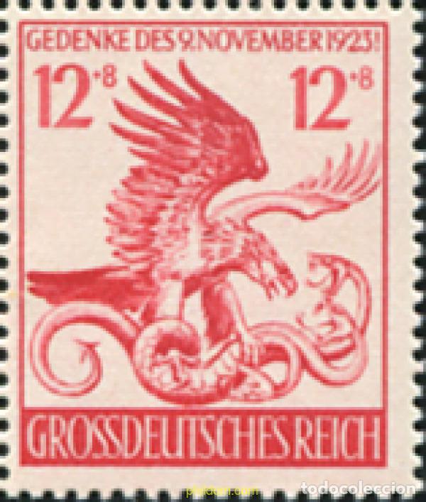 Sellos: 64426 MNH ALEMANIA 1944 21 ANIVERSARIO DEL GOLPE DE ESTADO DE MUNICH