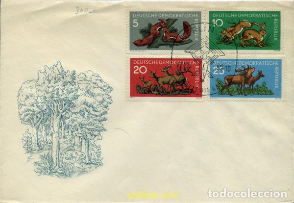 Sellos: 286035 USED ALEMANIA DEMOCRATICA 1959 FAUNA SALVAJE