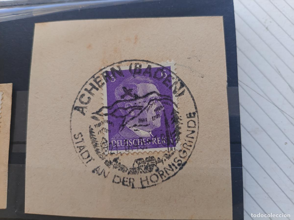Sellos: Alemania. Aachern, Baden. Matasellos conmemorativo &eacute;poca III Reich, sello de Hitler