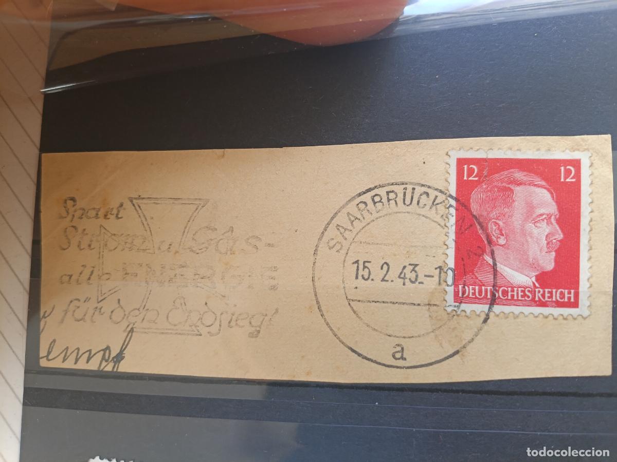 Sellos: II Guerra Mundial 1943. Matasellos conmemorativo &eacute;poca III Reich, sello de Hitler