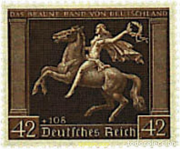 Sellos: 64408 MNH ALEMANIA 1938 5 CARRERA DE CABALLOS EN MUNICH
