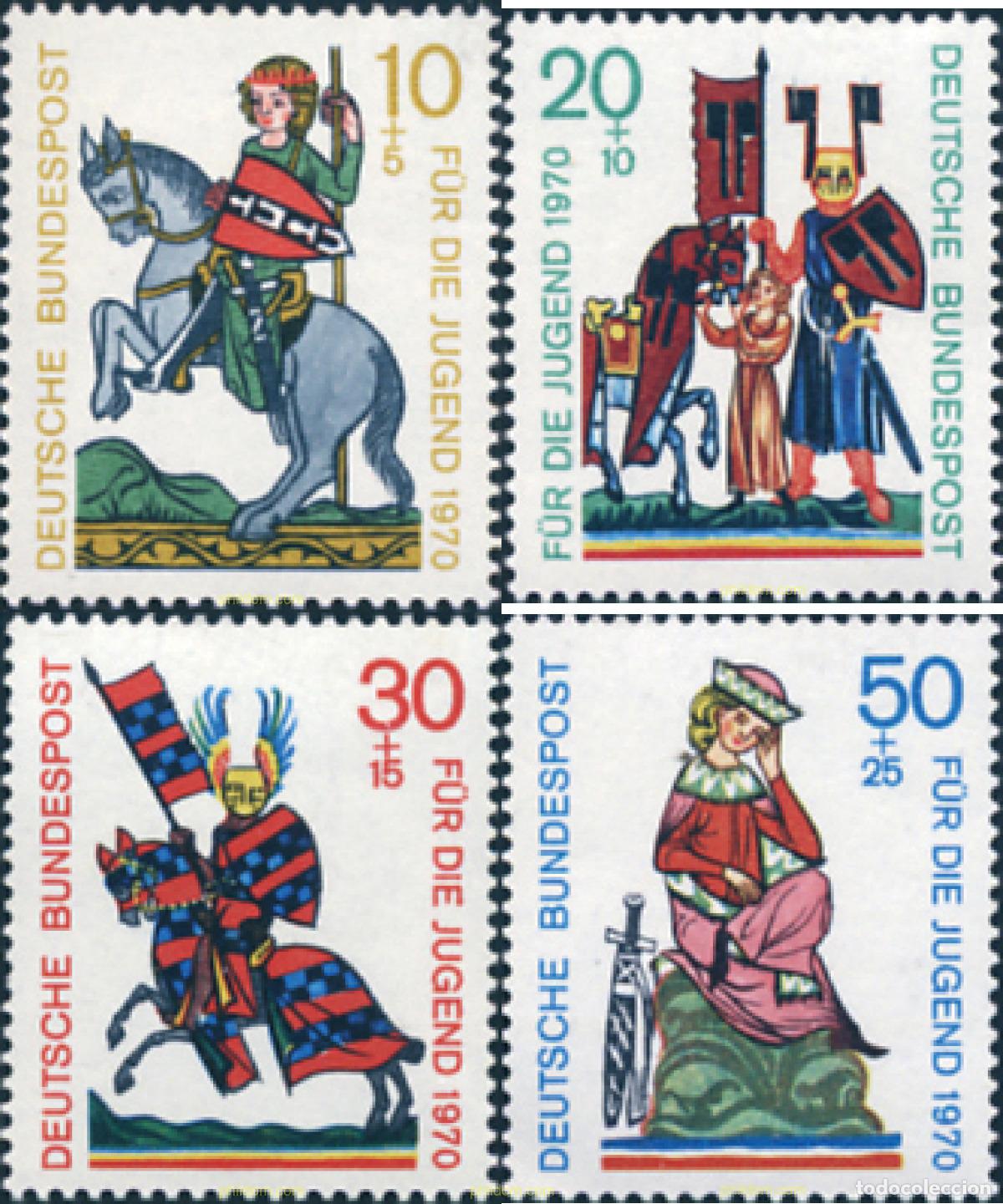 Sellos: 64932 MNH ALEMANIA FEDERAL 1970 TROVADORES