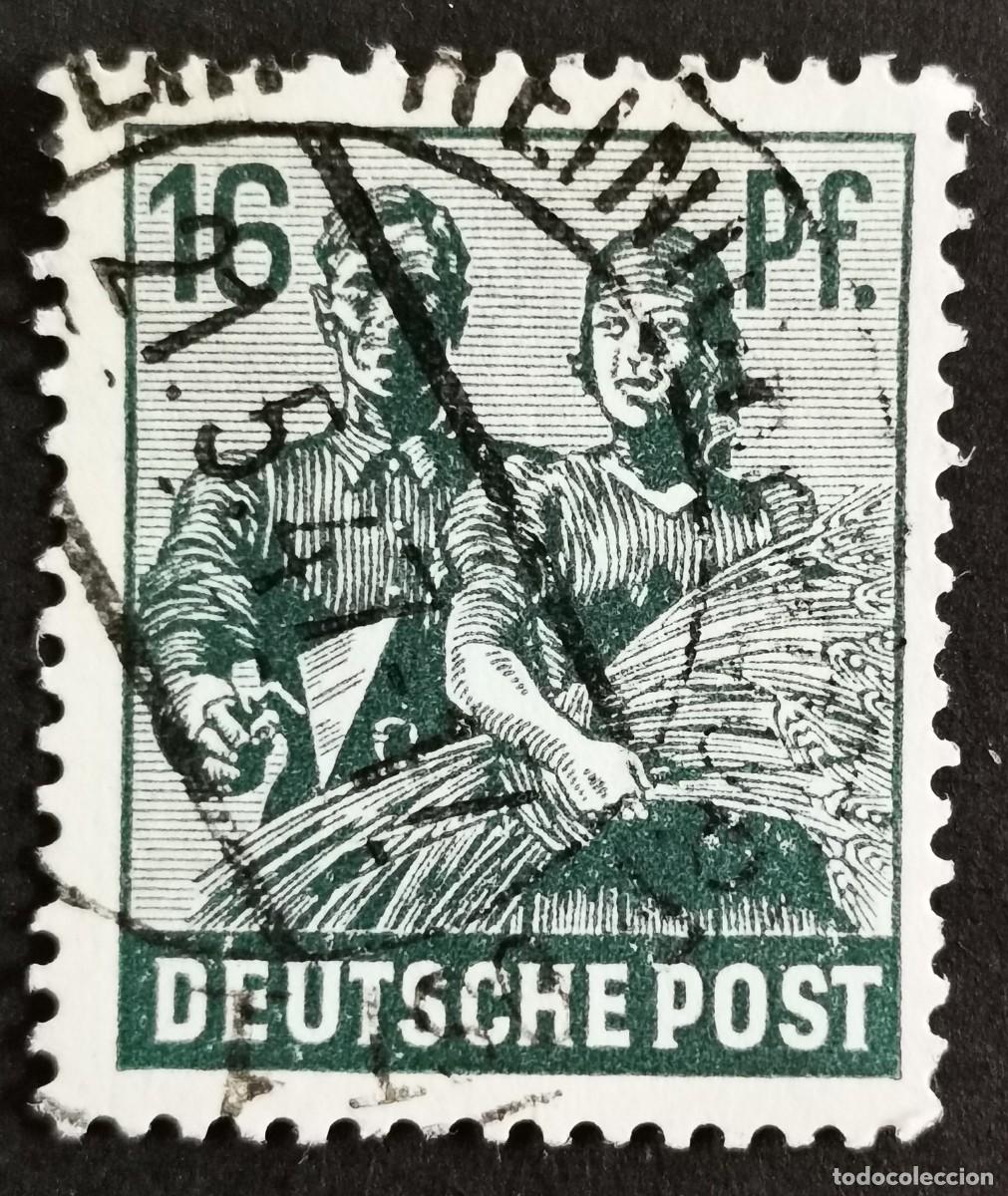 Sellos: Sello Alemania Trizona 194, Consejo de Control Aliado, 16 Reic. Michel: DE-TZ 949a,