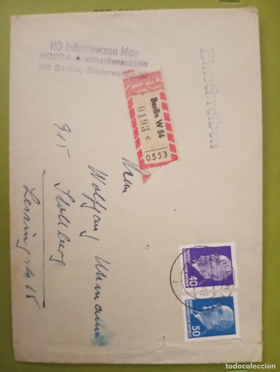 Sellos: ALEMANIA, 1955, RDA, CERTIFICADO DE BERLIN..