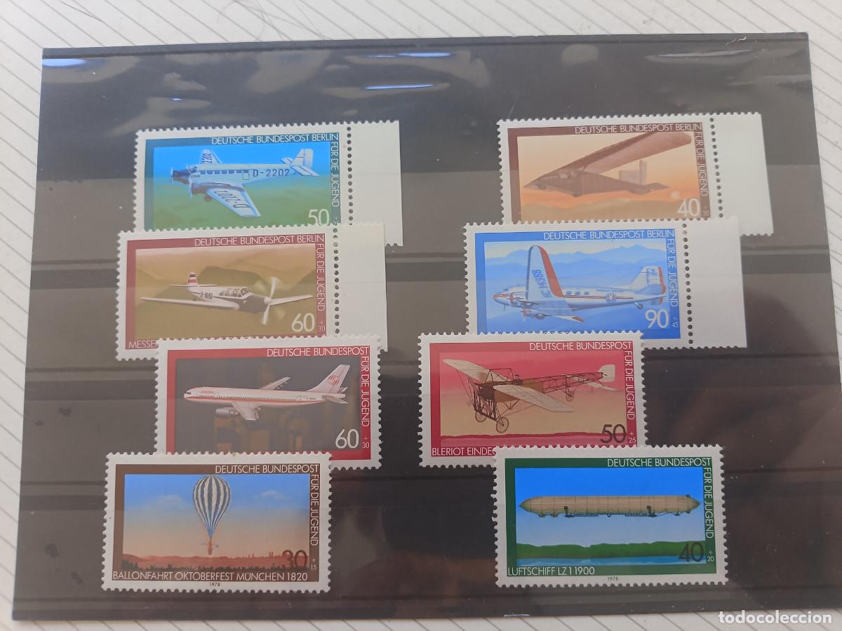 Timbres: Alemania. Aviaci&oacute;n. Lote de sellos nuevos