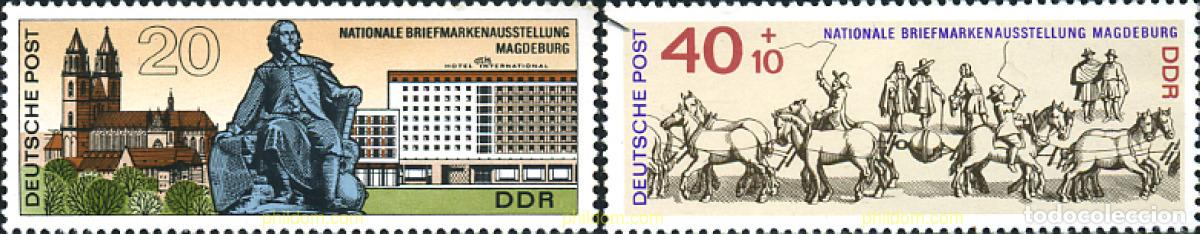 Sellos: 64541 MNH ALEMANIA DEMOCRATICA 1969 EXPOSICION MUNDIAL DEL SELLO EN MAGDEBOURG