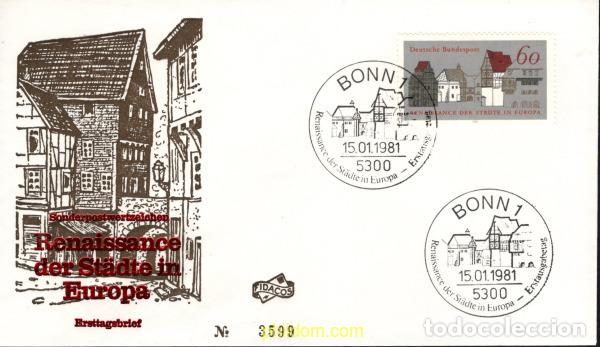 Sellos: 404733 MNH ALEMANIA FEDERAL 1981 CAMPA&Ntilde;A EUROPEA PARA LA RECONSTRUCCION DE LAS CIUDADES EUROPEAS