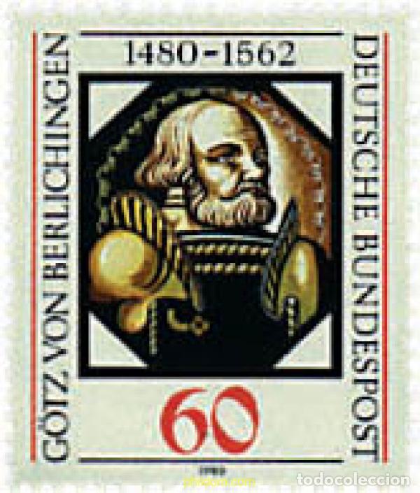 Briefmarken: 145416 MNH ALEMANIA FEDERAL 1980 500 ANIVERSARIO DEL NACIMIENTO DE G&Ouml;TZ VON BERLICHINGEN