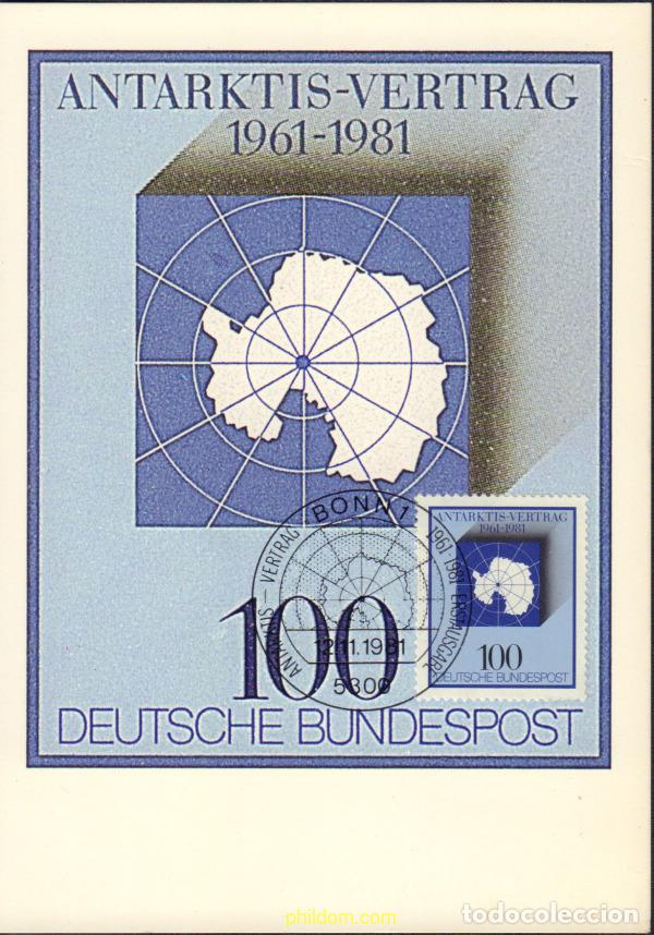 Sellos: 593914 MNH ALEMANIA FEDERAL 1981 20 ANIVERSARIO DEL TRATADO ANTARTICO