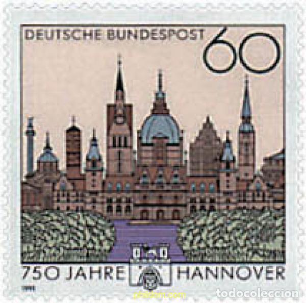 Francobolli: 145992 MNH ALEMANIA FEDERAL 1991 750 ANIVERSARIO DE LA CIUDAD DE HANNOVER