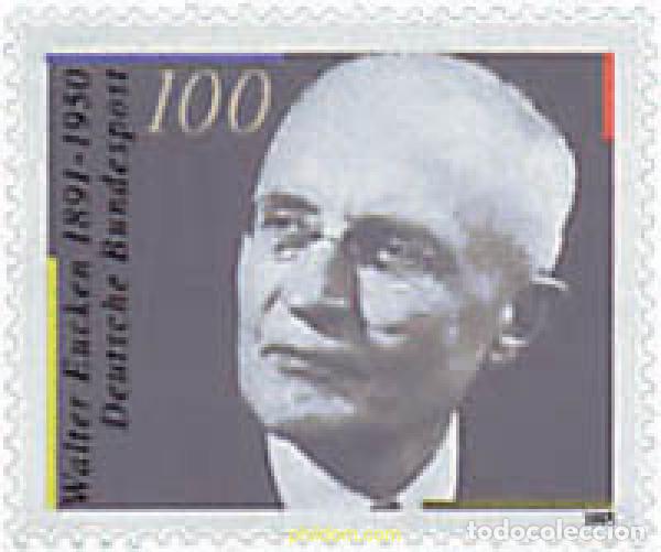 Selos: 145996 MNH ALEMANIA FEDERAL 1991 CENTENARIO DEL NACIMIENTO DE WALTER EUCKEN