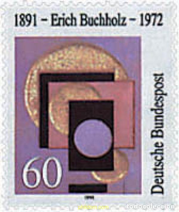 Sellos: 145994 MNH ALEMANIA FEDERAL 1991 CENTENARIO DEL NACIMIENTO DE ERICH BUCHHOLZ
