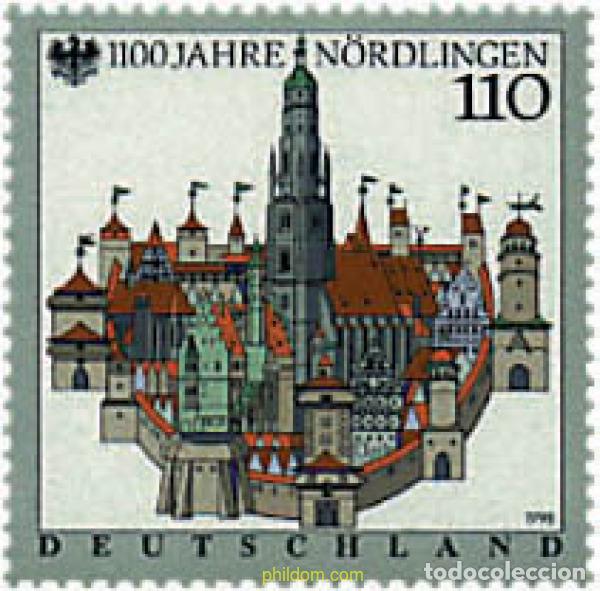 Briefmarken: 41360 MNH ALEMANIA FEDERAL 1998 1100 ANIVERSARIO DE LA VILLA DE N&Ouml;RDLINGEN