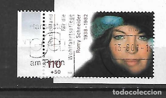 Sellos: Romy Schneider (1938-82), actriz austriaca, Alemania, sello a&ntilde;o 2000