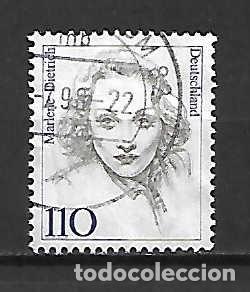 Sellos: Marlene Dietrich (1901-92), actriz francesa , Alemania, sello a&ntilde;o 1997